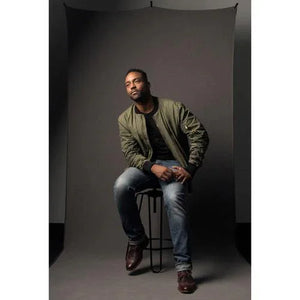Westcott X-Drop Wrinkle-Resistant Backdrop - Rich Black Sweep (5' x 12') at PROCAM | procam.com