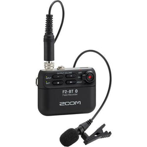 Zoom F2-BT Ultracompact Bluetooth-Enabled Portable Field Recorder with Lavalier Microphone | PROCAM