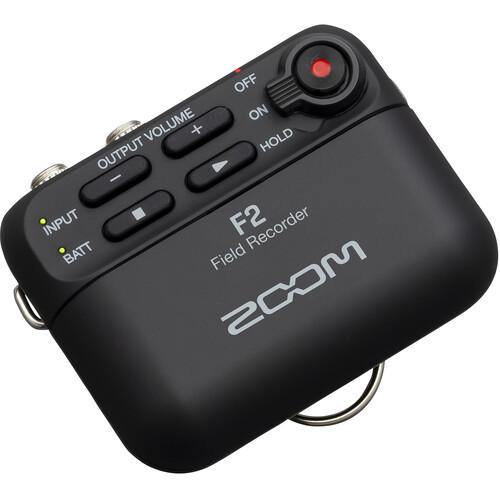Zoom F2 Ultracompact Portable Field Recorder with Lavalier Microphone | PROCAM
