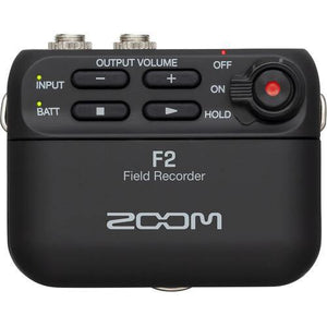 Zoom F2 Ultracompact Portable Field Recorder with Lavalier Microphone | PROCAM