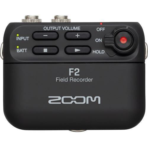 Zoom F2 Ultracompact Portable Field Recorder with Lavalier Microphone | PROCAM