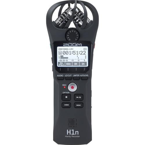 Zoom H1n 2-Input / 2-Track Portable Handy Recorder with Onboard X/Y Microphone (Black) | PROCAM