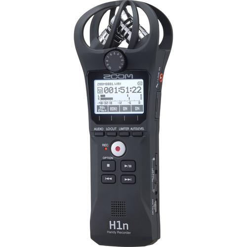 Zoom H1n 2-Input / 2-Track Portable Handy Recorder with Onboard X/Y Microphone (Black) | PROCAM