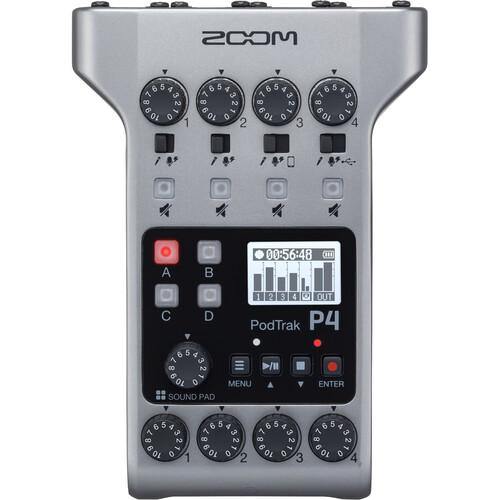Zoom PodTrak P4 Portable Multitrack Podcast Recorder | PROCAM