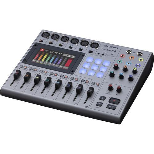 Zoom PodTrak P8 Portable Multitrack Podcast Recorder | PROCAM
