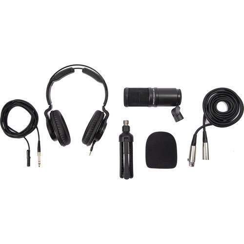 Zoom ZDM-1 Podcast Mic Pack with Headphones, Windscreen, XLR, and Tabletop Stand | PROCAM
